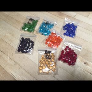 Swarovski beads and pearls